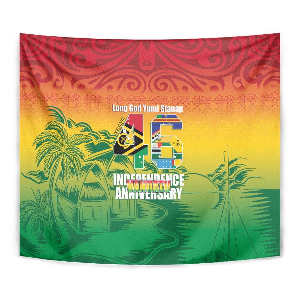 Vanuatu Indipendens Dei Tapestry Yumi 46th Independence Anniversary
