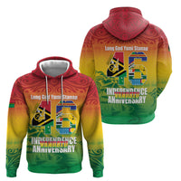 Vanuatu Indipendens Dei Zip Hoodie Yumi 46th Independence Anniversary