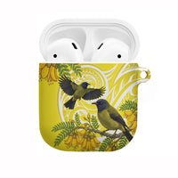 Bellbird New Zealand AirPods Case Korimako Kowhai Maori Pattern