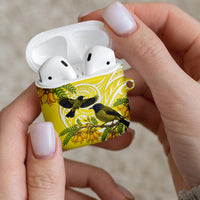 Bellbird New Zealand AirPods Case Korimako Kowhai Maori Pattern