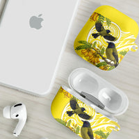 Bellbird New Zealand AirPods Case Korimako Kowhai Maori Pattern
