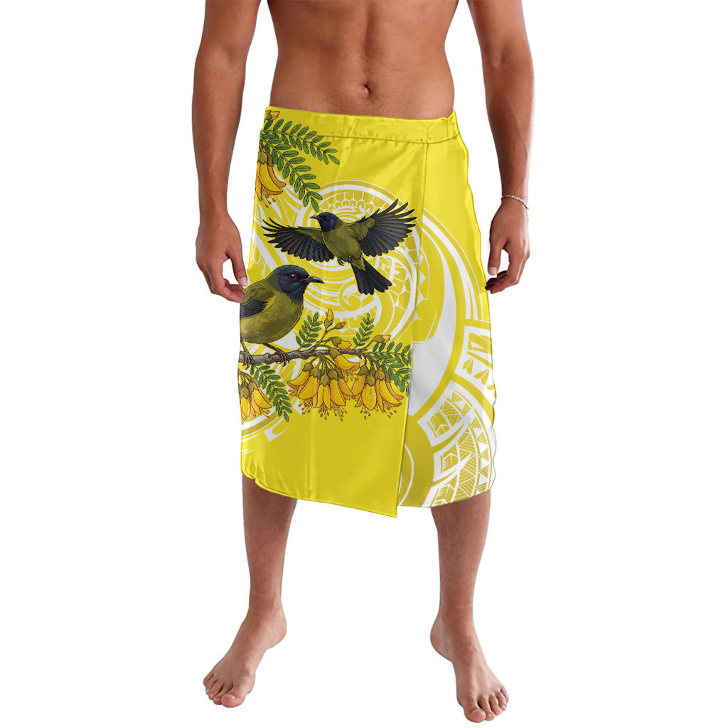 Bellbird New Zealand Lavalava Korimako Kowhai Maori Pattern