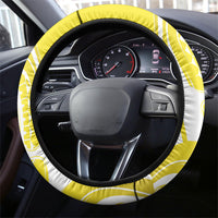 Bellbird New Zealand Steering Wheel Cover Korimako Kowhai Maori Pattern