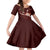 Oxblood Polynesia Family Matching Off The Shoulder Long Sleeve Dress and Hawaiian Shirt Tribal Pattern Tropical Frangipani