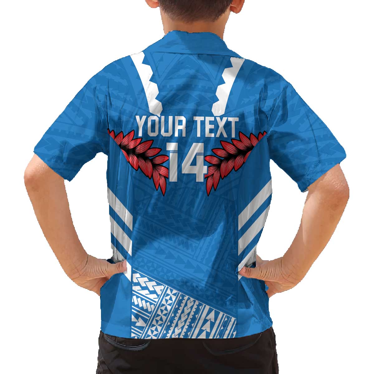Custom Toa Samoa Rugby Family Matching Puletasi and Hawaiian Shirt Samoan Siva Tau Uso Aso Uma LT14 - Polynesian Pride