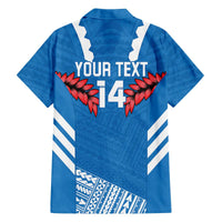 Custom Toa Samoa Rugby Family Matching Puletasi and Hawaiian Shirt Samoan Siva Tau Uso Aso Uma LT14 - Polynesian Pride