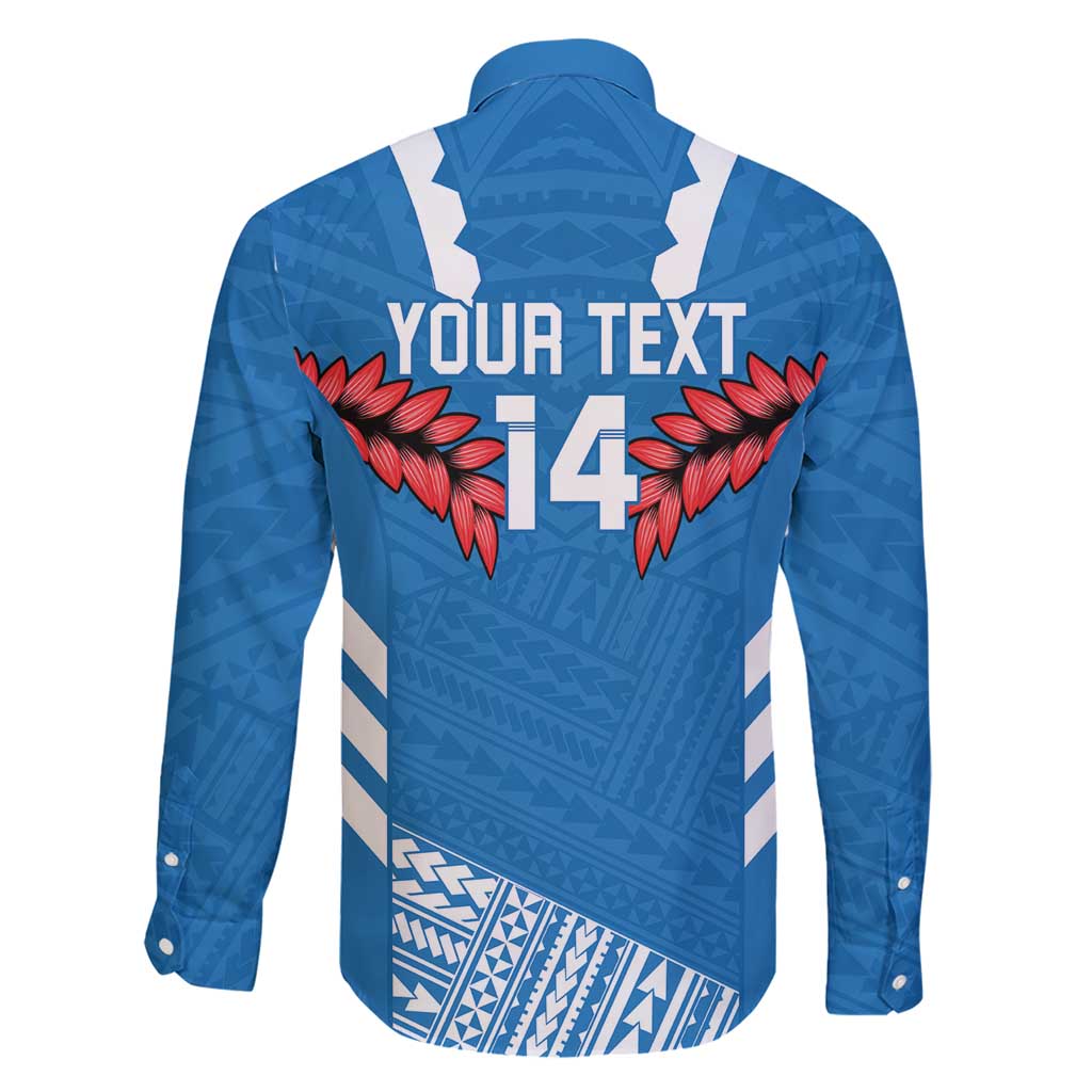 Custom Toa Samoa Rugby Family Matching Short Sleeve Bodycon Dress and Hawaiian Shirt Samoan Siva Tau Uso Aso Uma LT14 - Polynesian Pride