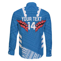 Custom Toa Samoa Rugby Family Matching Short Sleeve Bodycon Dress and Hawaiian Shirt Samoan Siva Tau Uso Aso Uma LT14 - Polynesian Pride