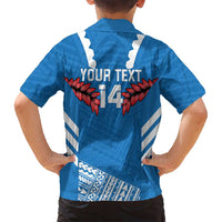Custom Toa Samoa Rugby Family Matching Summer Maxi Dress and Hawaiian Shirt Samoan Siva Tau Uso Aso Uma LT14 - Polynesian Pride