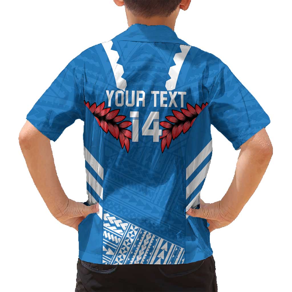 Custom Toa Samoa Rugby Family Matching Tank Maxi Dress and Hawaiian Shirt Samoan Siva Tau Uso Aso Uma LT14 - Polynesian Pride