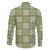 Vesuvian Green Palaka Quilt Hawaii Family Matching Off The Shoulder Long Sleeve Dress and Hawaiian Shirt Traditional Hawaii-plaid Pattern - Polynesian Pride