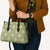 Vesuvian Green Palaka Quilt Hawaii Leather Bag Traditional Hawaii-plaid Pattern - Polynesian Pride
