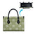 Vesuvian Green Palaka Quilt Hawaii Leather Bag Traditional Hawaii-plaid Pattern - Polynesian Pride