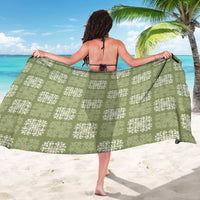 Vesuvian Green Palaka Quilt Hawaii Sarong Traditional Hawaii-plaid Pattern - Polynesian Pride