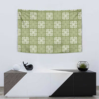 Vesuvian Green Palaka Quilt Hawaii Tapestry Traditional Hawaii-plaid Pattern - Polynesian Pride