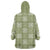 Vesuvian Green Palaka Quilt Hawaii Wearable Blanket Hoodie Traditional Hawaii-plaid Pattern - Polynesian Pride