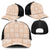 Beige Palaka Quilt Hawaii Baseball Net Cap Traditional Hawaii-plaid Pattern - Polynesian Pride