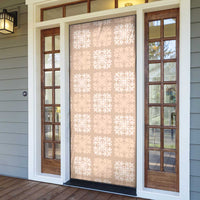 Beige Palaka Quilt Hawaii Door Cover Traditional Hawaii-plaid Pattern LT14 - Polynesian Pride