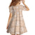 Beige Palaka Quilt Hawaii Family Matching Off The Shoulder Long Sleeve Dress and Hawaiian Shirt Traditional Hawaii-plaid Pattern - Polynesian Pride