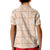 Beige Palaka Quilt Hawaii Kid Polo Shirt Traditional Hawaii-plaid Pattern - Polynesian Pride