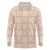 Beige Palaka Quilt Hawaii Long Sleeve Polo Shirt Traditional Hawaii-plaid Pattern - Polynesian Pride