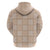 Beige Palaka Quilt Hawaii Zip Hoodie Traditional Hawaii-plaid Pattern - Polynesian Pride