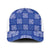 Royal Blue Palaka Quilt Hawaii Baseball Net Cap Traditional Hawaii-plaid Pattern - Polynesian Pride