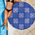 Royal Blue Palaka Quilt Hawaii Beach Blanket Traditional Hawaii-plaid Pattern - Polynesian Pride