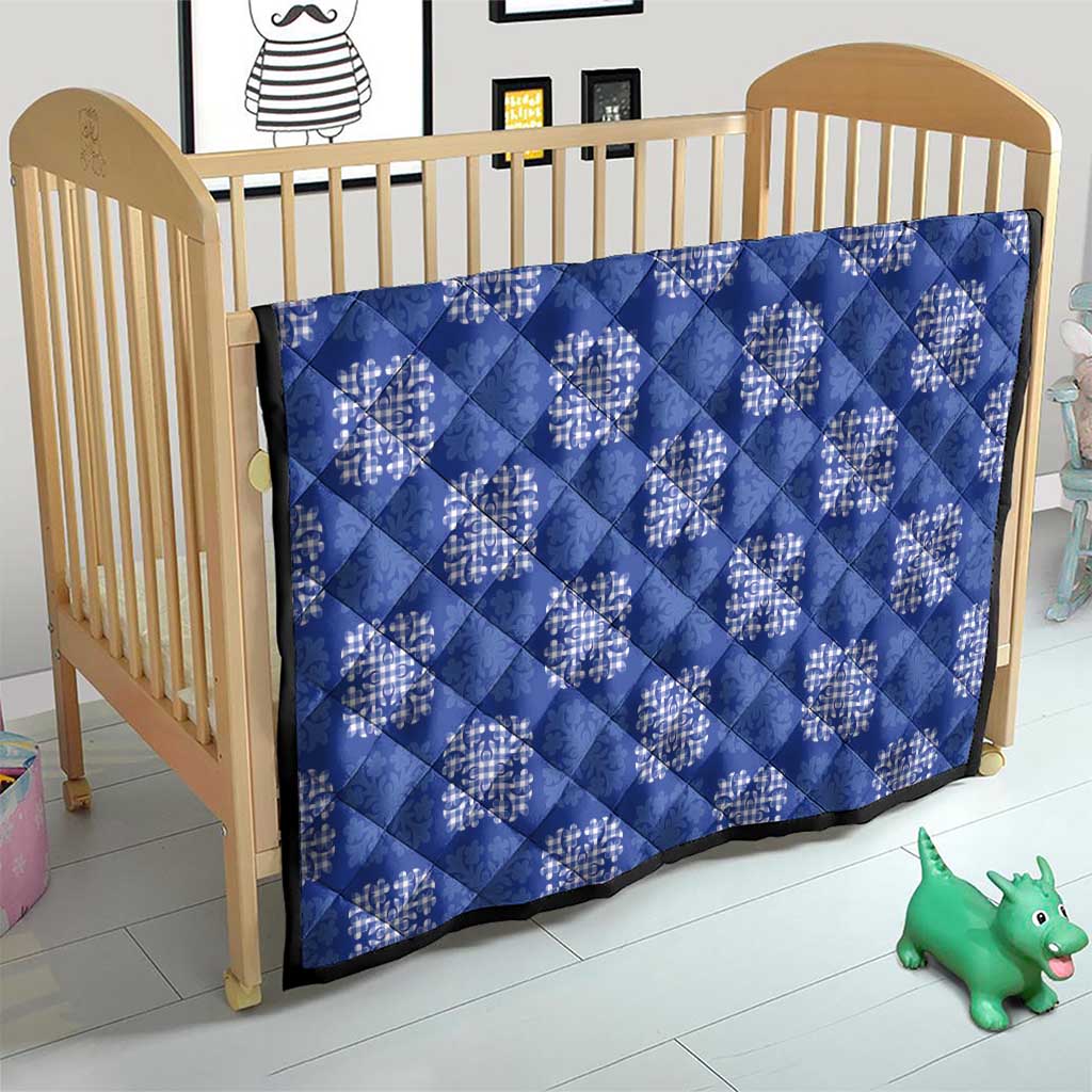 Royal Blue Palaka Quilt Hawaii Quilt Traditional Hawaii-plaid Pattern - Polynesian Pride