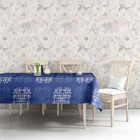 Royal Blue Palaka Quilt Hawaii Tablecloth Traditional Hawaii-plaid Pattern - Polynesian Pride