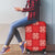 Red Palaka Quilt Hawaii Luggage Cover Traditional Hawaii-plaid Pattern - Polynesian Pride
