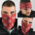 Red Palaka Quilt Hawaii Neck Gaiter Traditional Hawaii-plaid Pattern LT14