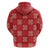 Red Palaka Quilt Hawaii Zip Hoodie Traditional Hawaii-plaid Pattern - Polynesian Pride