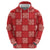 Red Palaka Quilt Hawaii Zip Hoodie Traditional Hawaii-plaid Pattern - Polynesian Pride