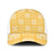 Yellow Palaka Quilt Hawaii Baseball Net Cap Traditional Hawaii-plaid Pattern - Polynesian Pride