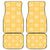 Yellow Palaka Quilt Hawaii Car Mats Traditional Hawaii-plaid Pattern - Polynesian Pride