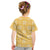 Yellow Palaka Quilt Hawaii Kid T Shirt Traditional Hawaii-plaid Pattern - Polynesian Pride