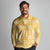 Yellow Palaka Quilt Hawaii Long Sleeve Polo Shirt Traditional Hawaii-plaid Pattern - Polynesian Pride