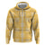Yellow Palaka Quilt Hawaii Zip Hoodie Traditional Hawaii-plaid Pattern - Polynesian Pride