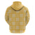 Yellow Palaka Quilt Hawaii Zip Hoodie Traditional Hawaii-plaid Pattern - Polynesian Pride