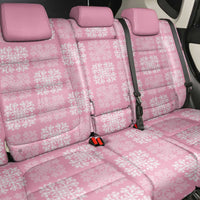 Pink Palaka Quilt Hawaii Back Car Seat Cover Traditional Hawaii-plaid Pattern LT14 - Polynesian Pride