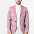 Pink Palaka Quilt Hawaii Blazer Traditional Hawaii-plaid Pattern - Polynesian Pride