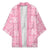 Pink Palaka Quilt Hawaii Kimono Traditional Hawaii-plaid Pattern - Polynesian Pride