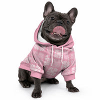 Pink Palaka Quilt Hawaii Pet Hoodie Traditional Hawaii-plaid Pattern LT14 - Polynesian Pride