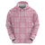 Pink Palaka Quilt Hawaii Zip Hoodie Traditional Hawaii-plaid Pattern - Polynesian Pride