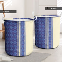 Mabuhay Philippines Festival Laundry Basket Yakan Modern Filipiniana Inspired LT14 - Polynesian Pride