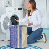 Mabuhay Philippines Festival Laundry Basket Yakan Modern Filipiniana Inspired LT14 - Polynesian Pride