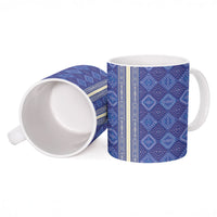 Mabuhay Philippines Festival Ceramic Mug Yakan Modern Filipiniana Inspired LT14 - Polynesian Pride