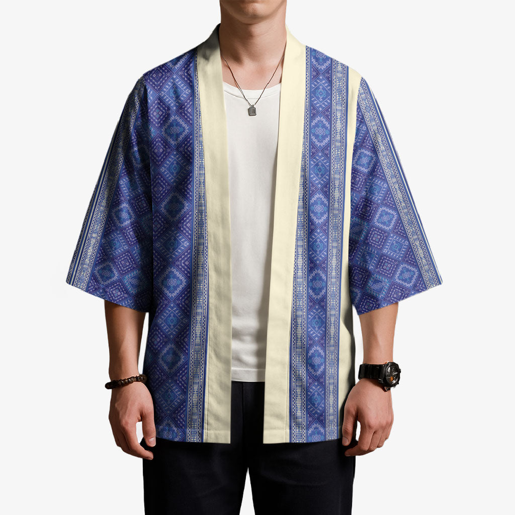 Mabuhay Philippines Festival Kimono Yakan Modern Filipiniana Inspired LT14 - Polynesian Pride
