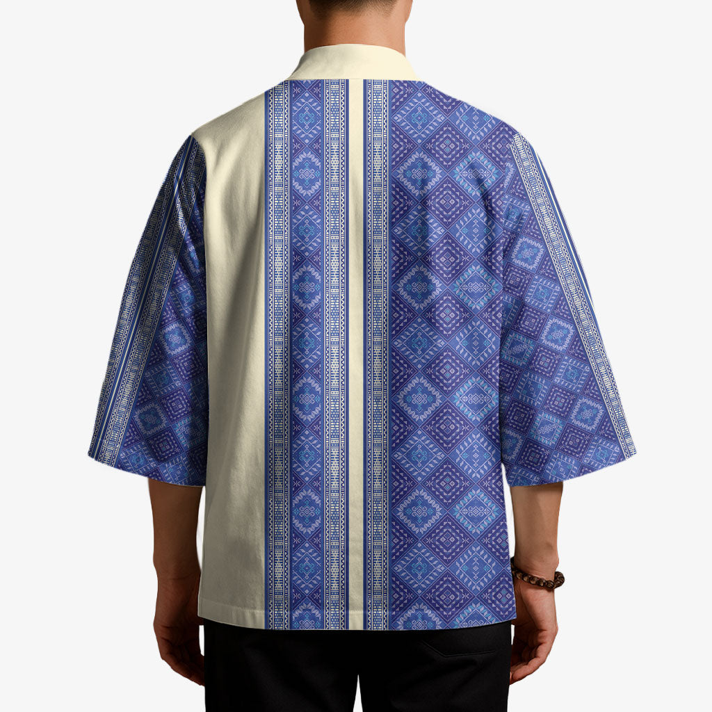 Mabuhay Philippines Festival Kimono Yakan Modern Filipiniana Inspired LT14 - Polynesian Pride